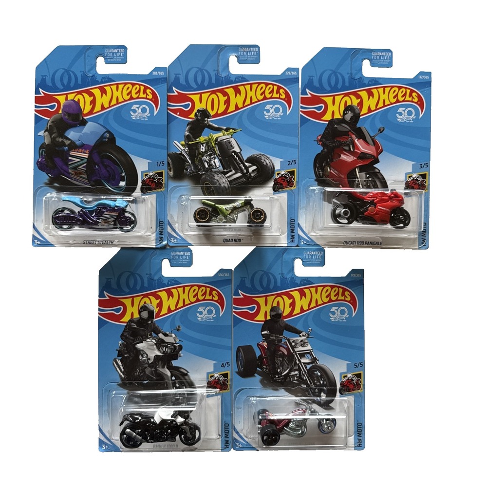 Hot Wheels‎ 2017 HW MOTO Complete Set Factory Sealed